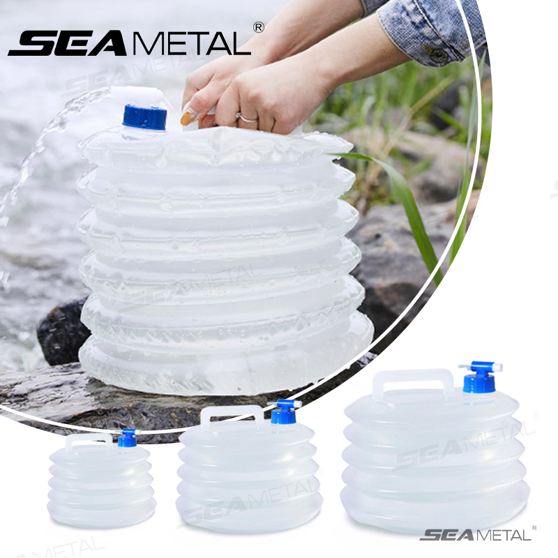 Water Bottle Collapsible - SEAMETAL 5L-15L Auto Faltbarer Eimer Tragbarer