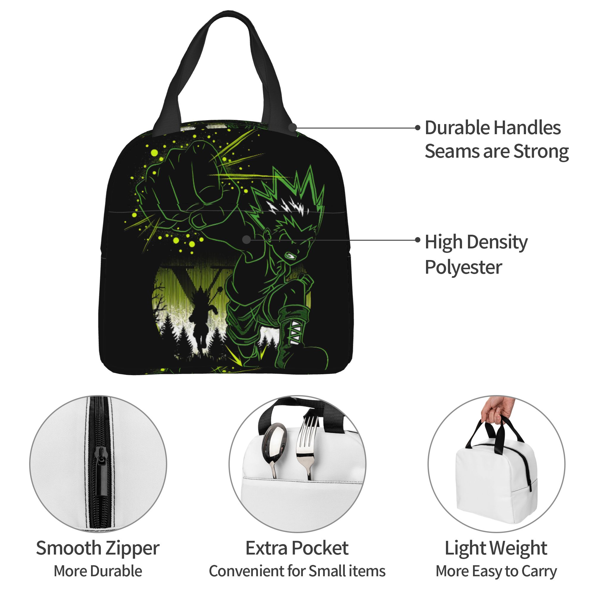 Travel Accessories 2022 - Maßgeschneiderte H-Hunters x isolierte Lunchtasche für