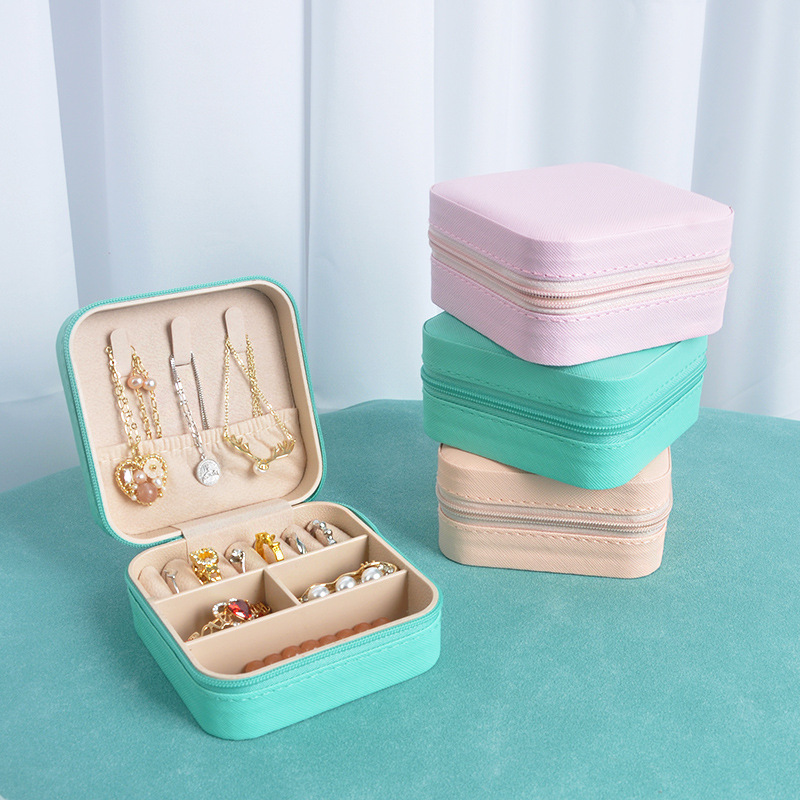 Accessories Travel Jewelry Box - Bunte, einfache, praktische Aufbewahrungsbox für Schmuck,