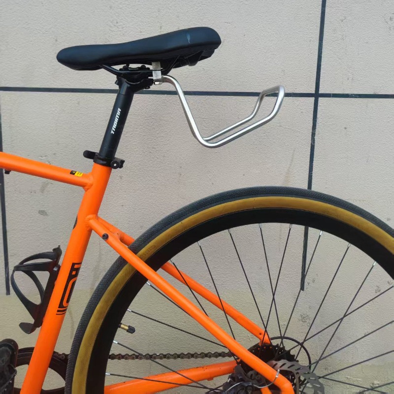Travel Accessories Bike - Edelstahl-Fahrrad-Gepäckträger, Robuster Leichtgewichtiger Integrierter Fahrrad-Gepäckträger für