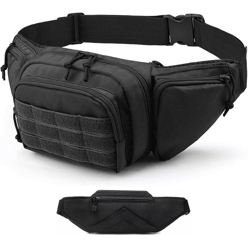 Travel Accessories Bike - 600D Oxford Multi-Pocket Hüfttasche, Verstellbare Outdoor-Gürteltasche