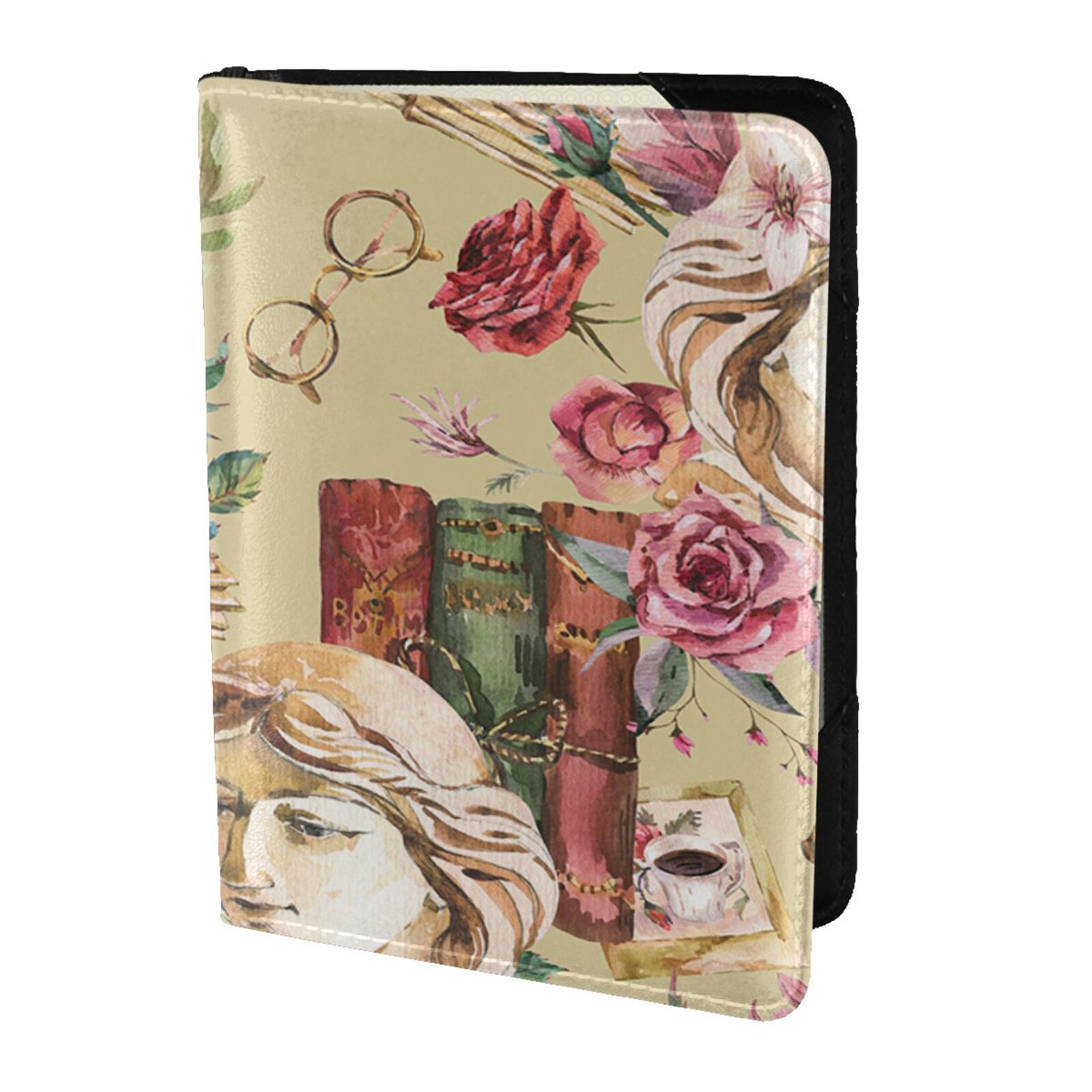 Travel Accessories Greece - Vintage Rose Griechenland Reisepass und Impfkarte