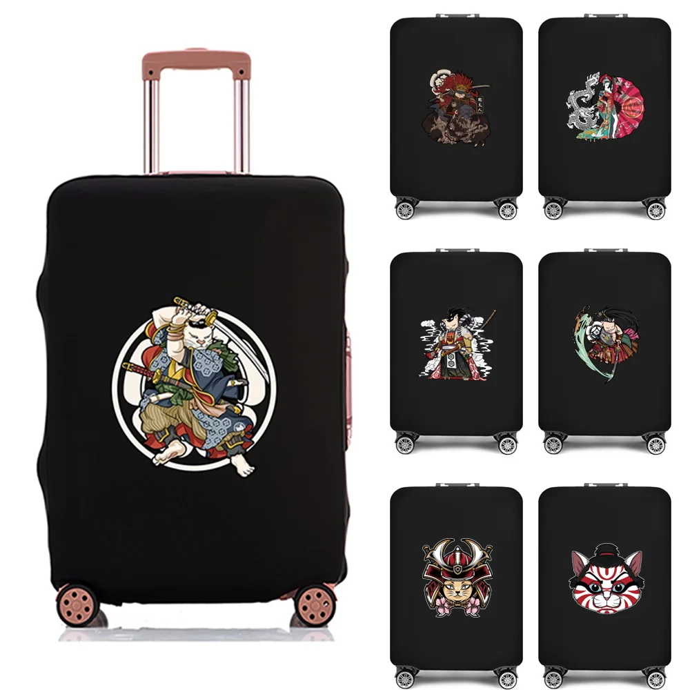 Travel Accessories 2022 - Gepäckkoffer, Koffer-Schutzhülle, 2022, neues Samurai-Muster, Reise-elastisches