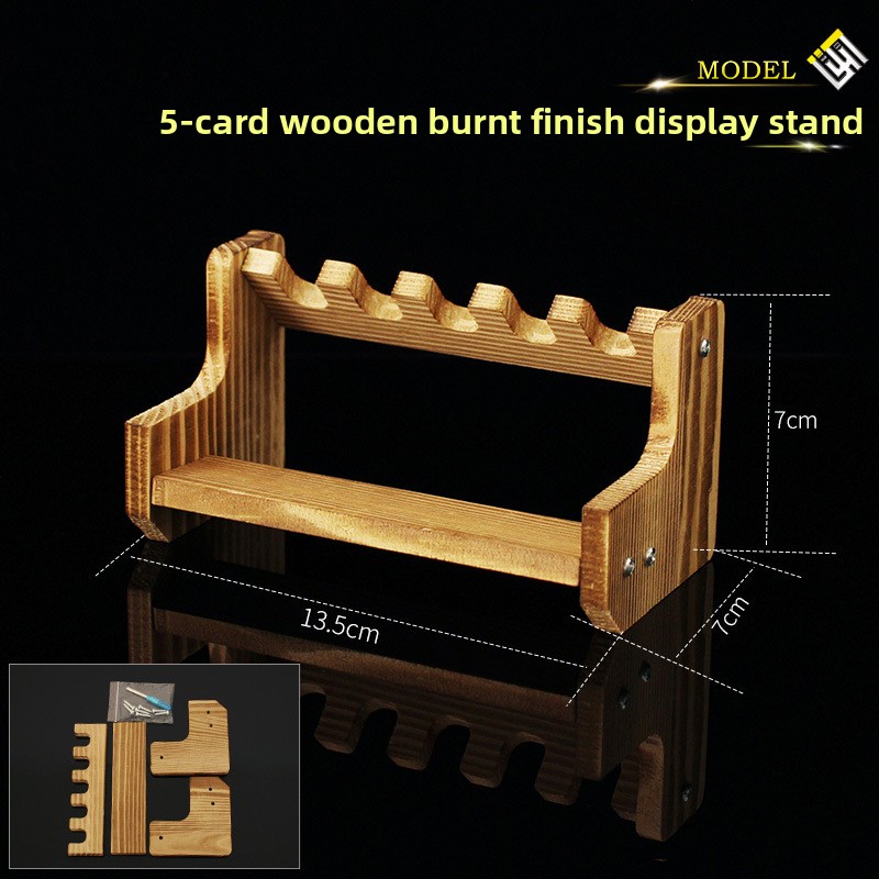 Travel Related Accessories - Holzständer für Modellausstellungen, 5-Fach-Aufbewahrungsregal für Schwert-,