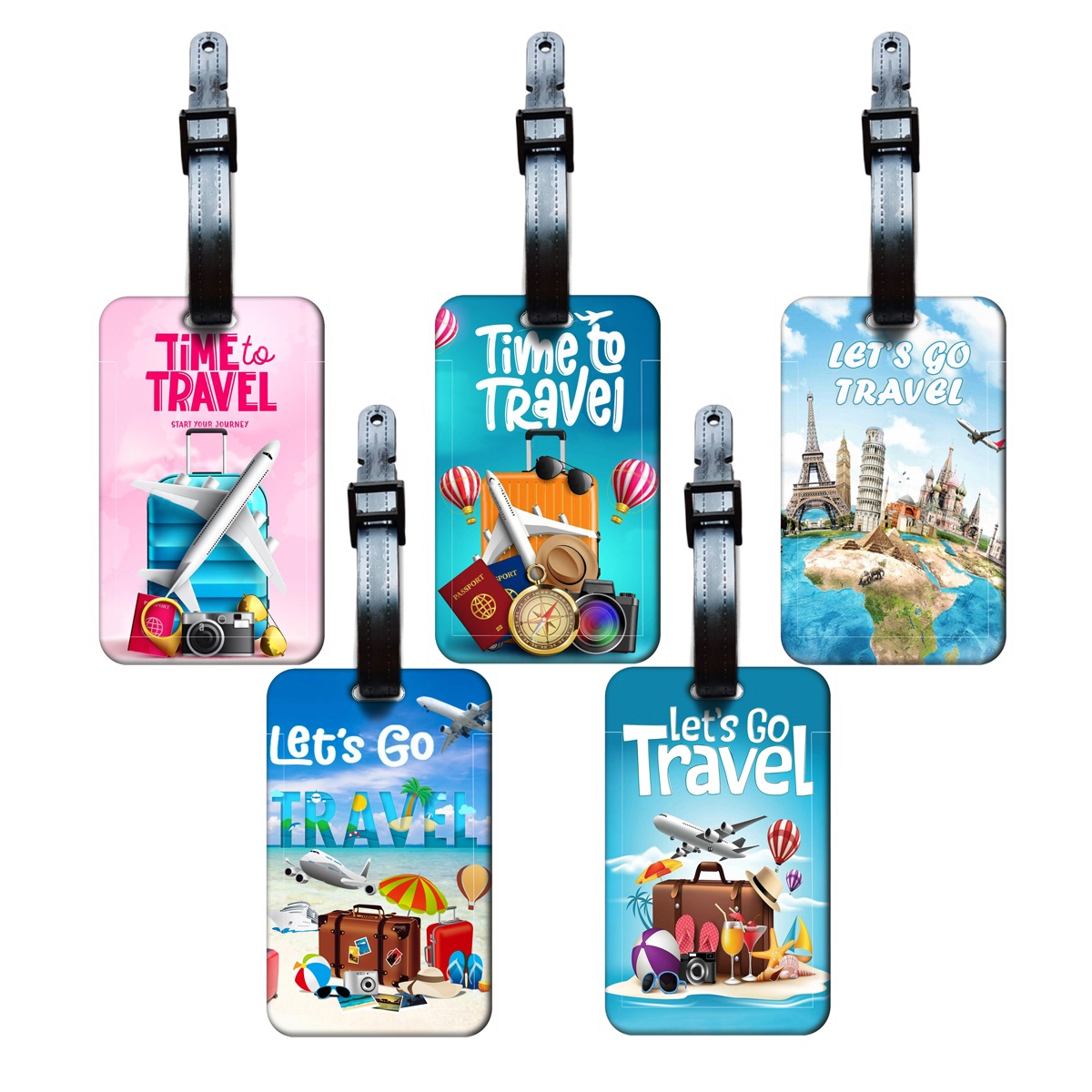 Travel Accessories Plane - Reisegepäckanhänger für Damen und Herren, Klassischer