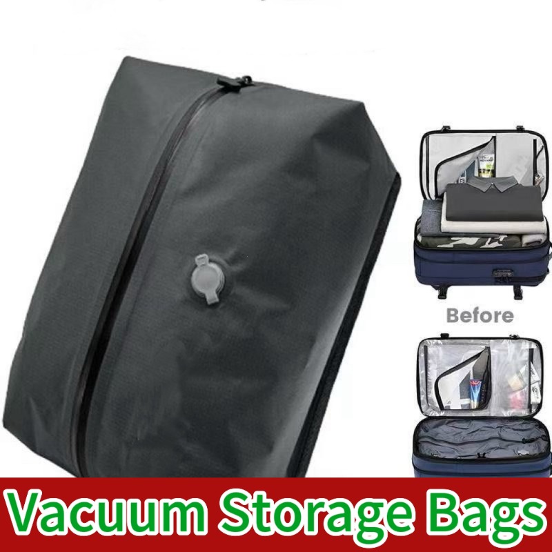 Compression Bag Vacuum - Vakuum-Aufbewahrungsbeutel, Reise-Essentials Koffer-Kleiderorganizer Verpackungsbeutel Praktisches Zubehör