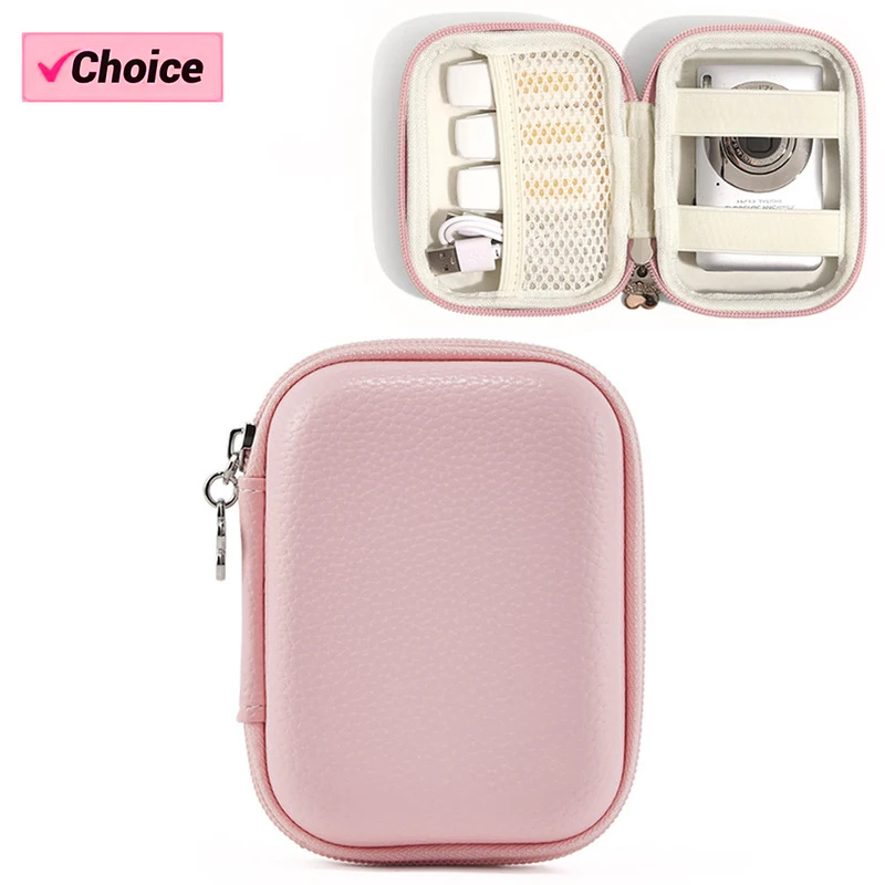 Travel Accessories Store - Digitalkamera-Tasche, kleine Reise-Kompaktkamera-Hülle mit Netztasche für