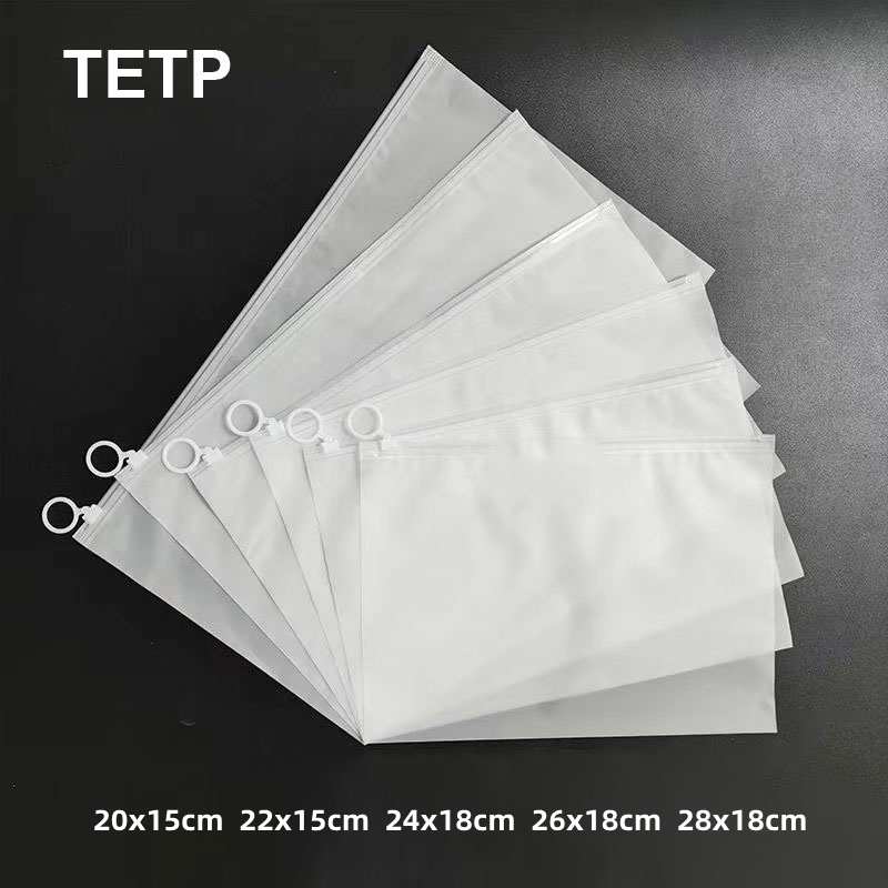 Reusable Zip Bag - TETP 50Pcs Matt Zipper Taschen Mit