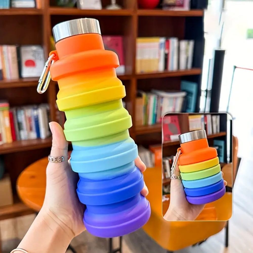 500ml Faltbare Silikon-Wasserf – Water Bottle Collapsible Bewertung und Preis