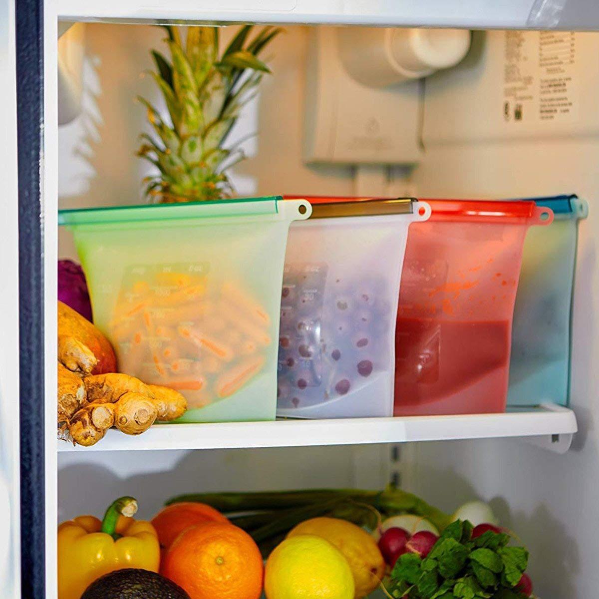 5 Stück Silikon-Aufbewahrungsb – Reusable Zip Bag Bewertung und Preis