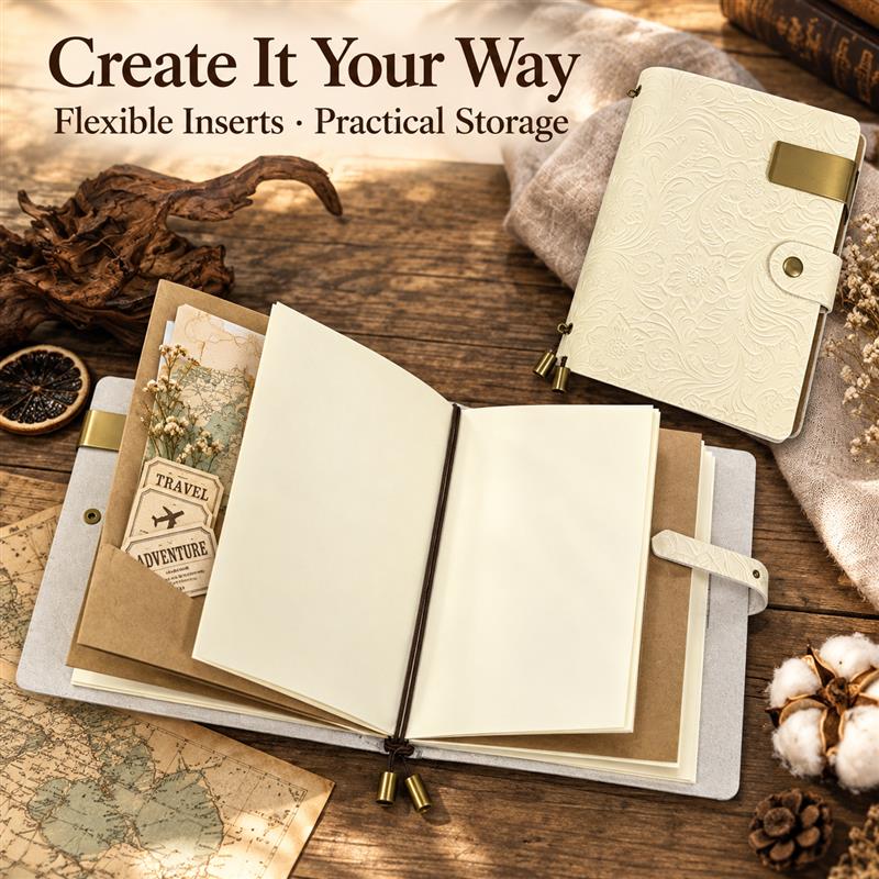 A6 Notizbuch aus Vollnarbenled – Travel Notebook Journal Bewertung und Preis