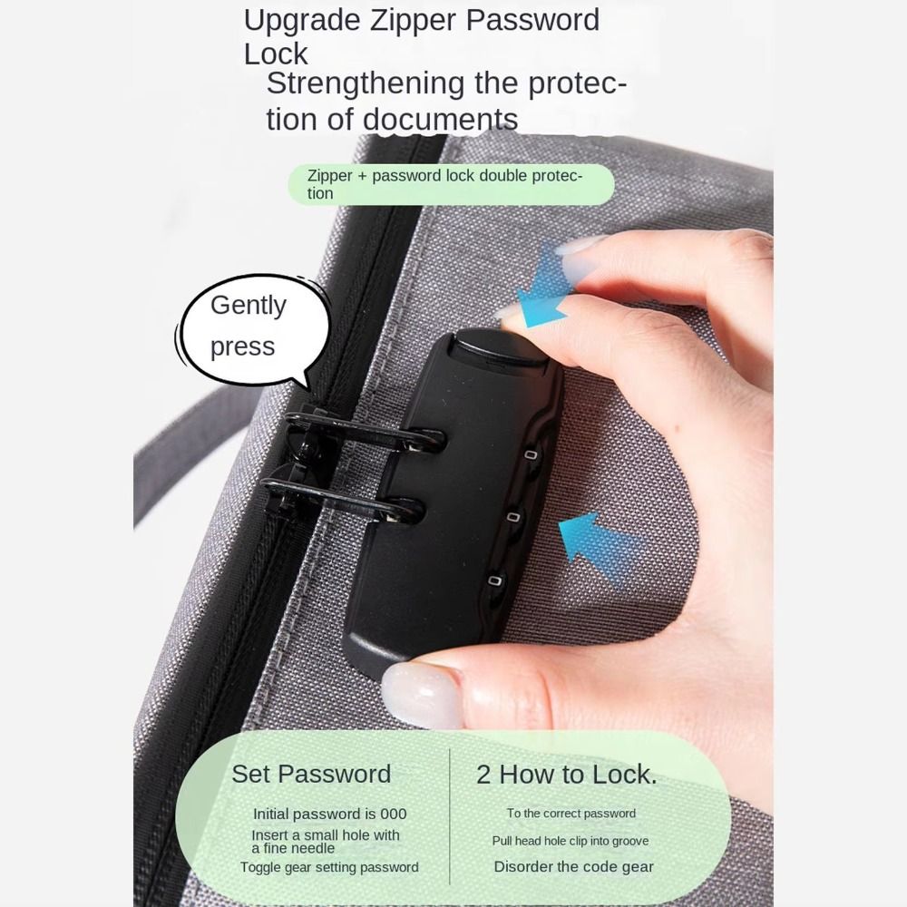 Oxford-Stoff Passwortgeschützt – Reusable Zip Bag Bewertung und Preis