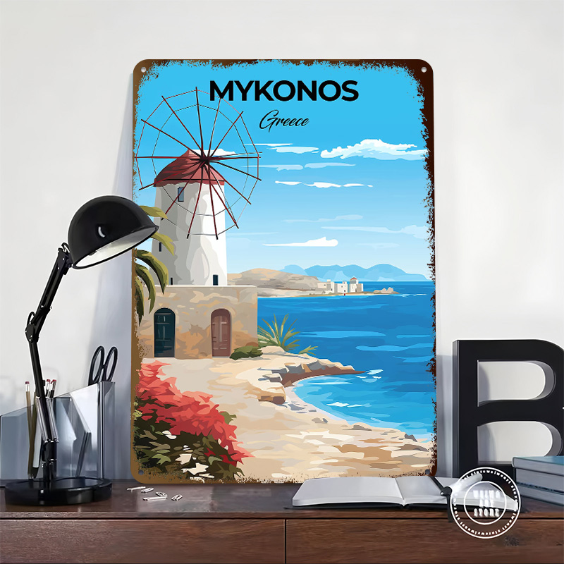 Mykonos Griechenland Reiseplak – Travel Accessories Greece Bewertung und Preis