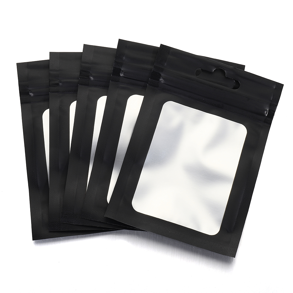 50 Stück schwarze Folienbeutel – Reusable Zip Bag Bewertung und Preis