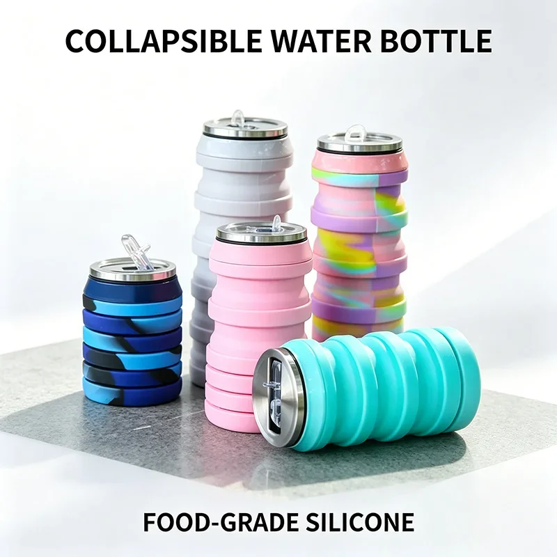 480ML Einziehbare Silikon-Wass – Water Bottle Collapsible Bewertung und Preis