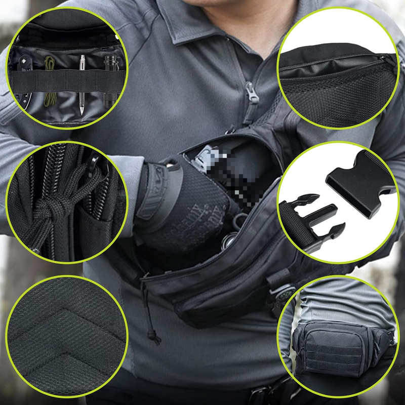 600D Oxford Multi-Pocket Hüftt – Travel Accessories Bike Bewertung und Preis