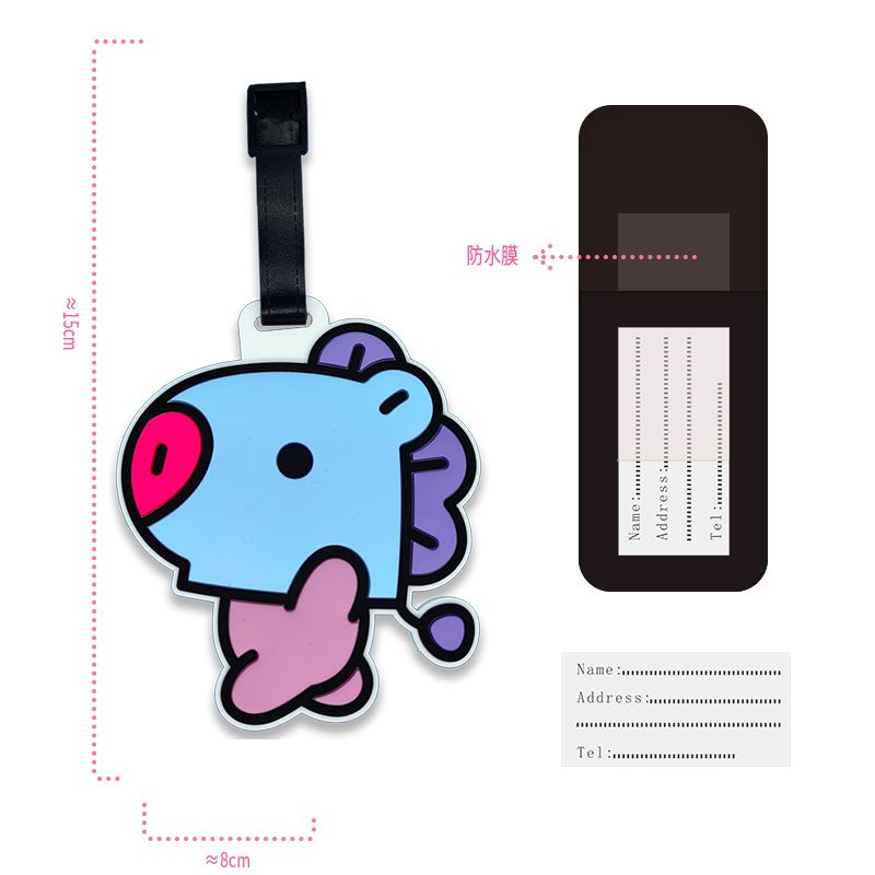 BT21 Cartoon-Schlüsselanhänger – Travel Accessories Store Bewertung und Preis