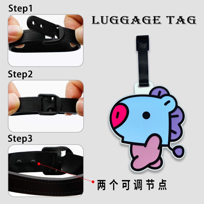 BT21 Cartoon-Schlüsselanhänger – Travel Accessories Store Bewertung und Preis