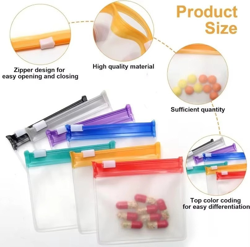 Mini Bunte Pillen-Dispenser-Be – Reusable Zip Bag Bewertung und Preis