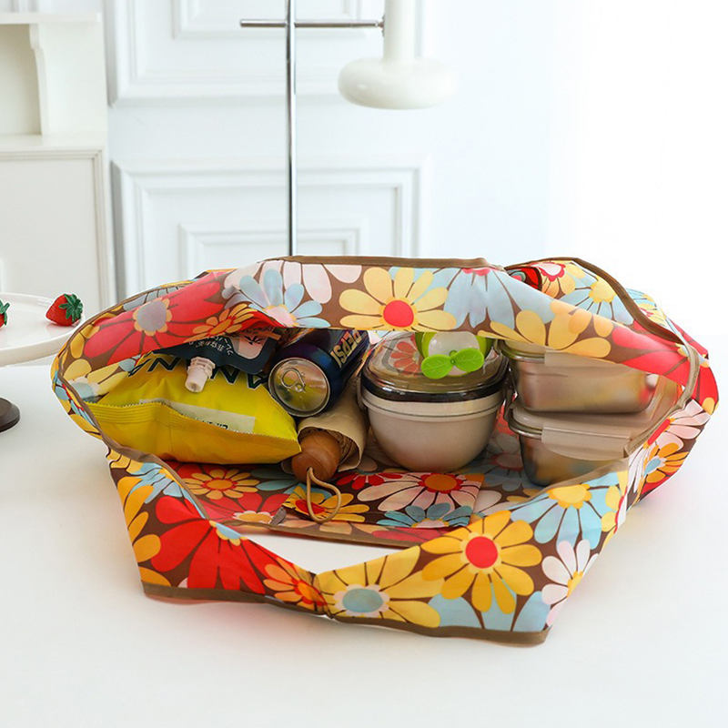 5 Stück faltbare Tragetaschen  – Reusable Zip Bag Bewertung und Preis