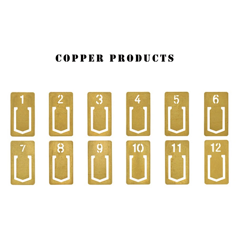 12 Stück Kupfer-Lesezeichen, R – Travel Journal Accessories Bewertung und Preis