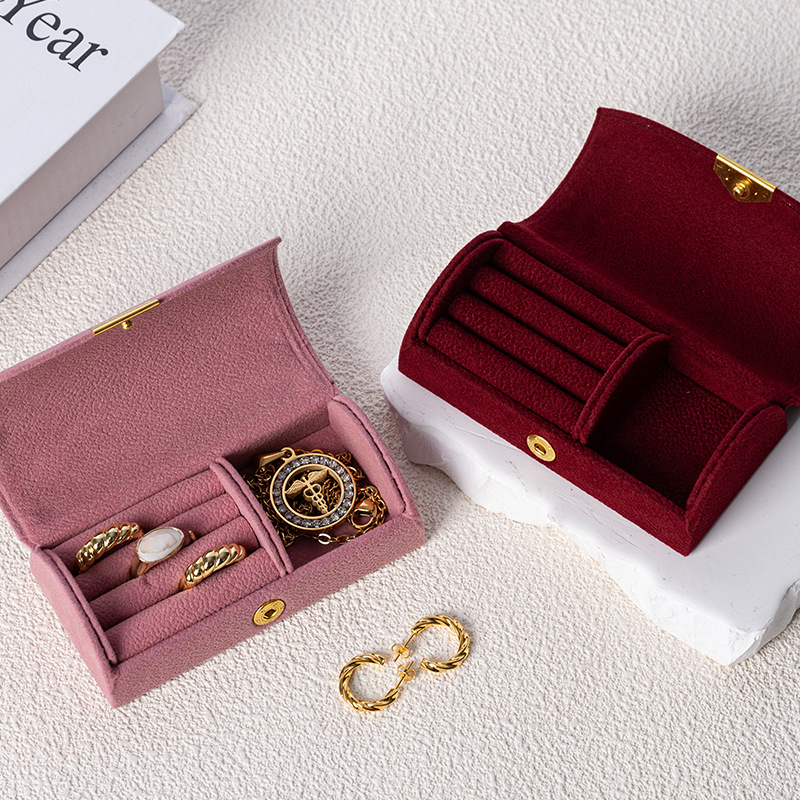 Gewölbte tragbare Schmuck-Aufb – Accessories Travel Jewelry Box Bewertung und Preis
