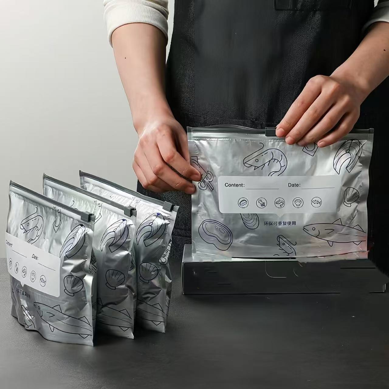 ​ Wiederverwendbare Aluminiumf – Reusable Zip Bag Bewertung und Preis