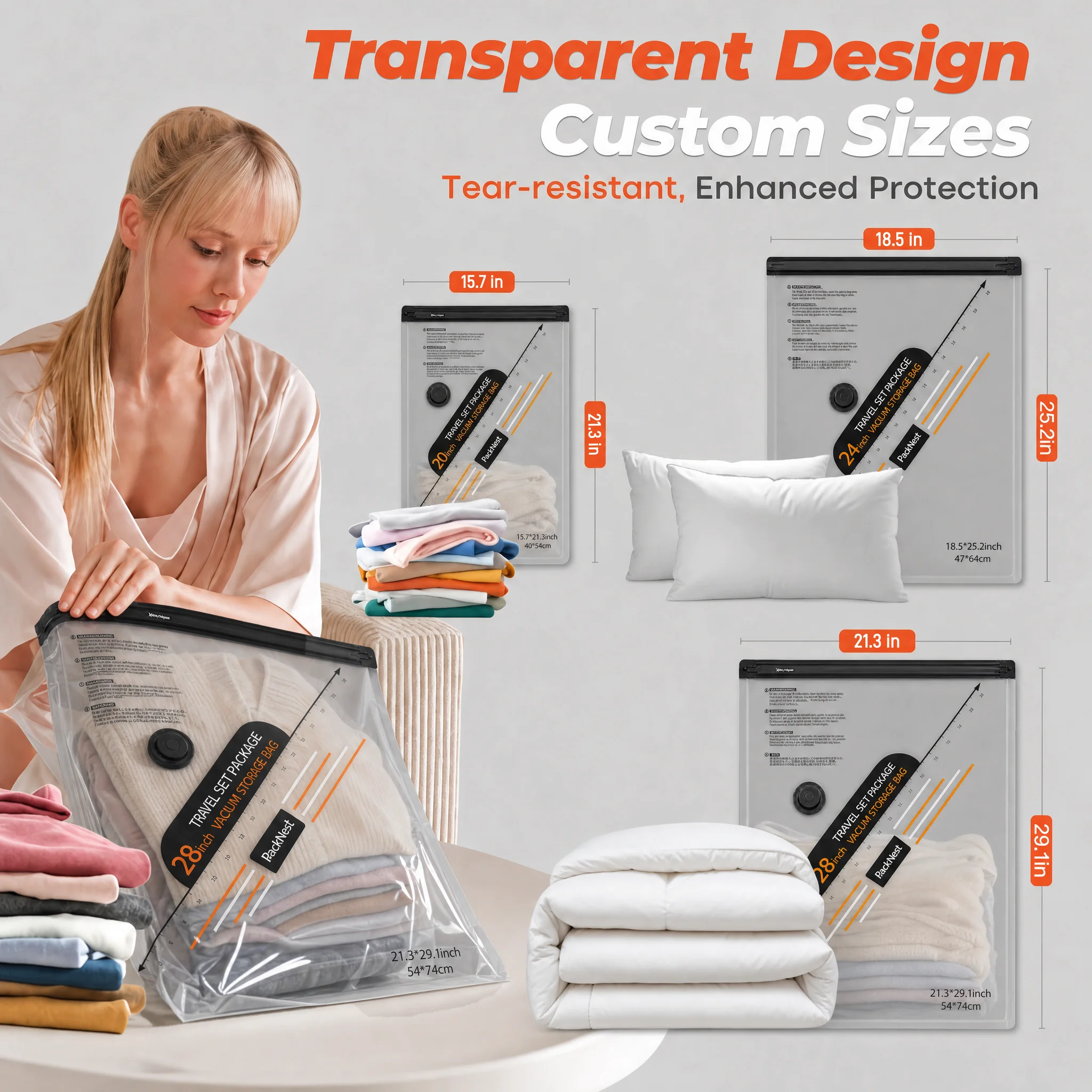 Kompressions-Packwürfel Vakuum – Compression Bag Vacuum Bewertung und Preis