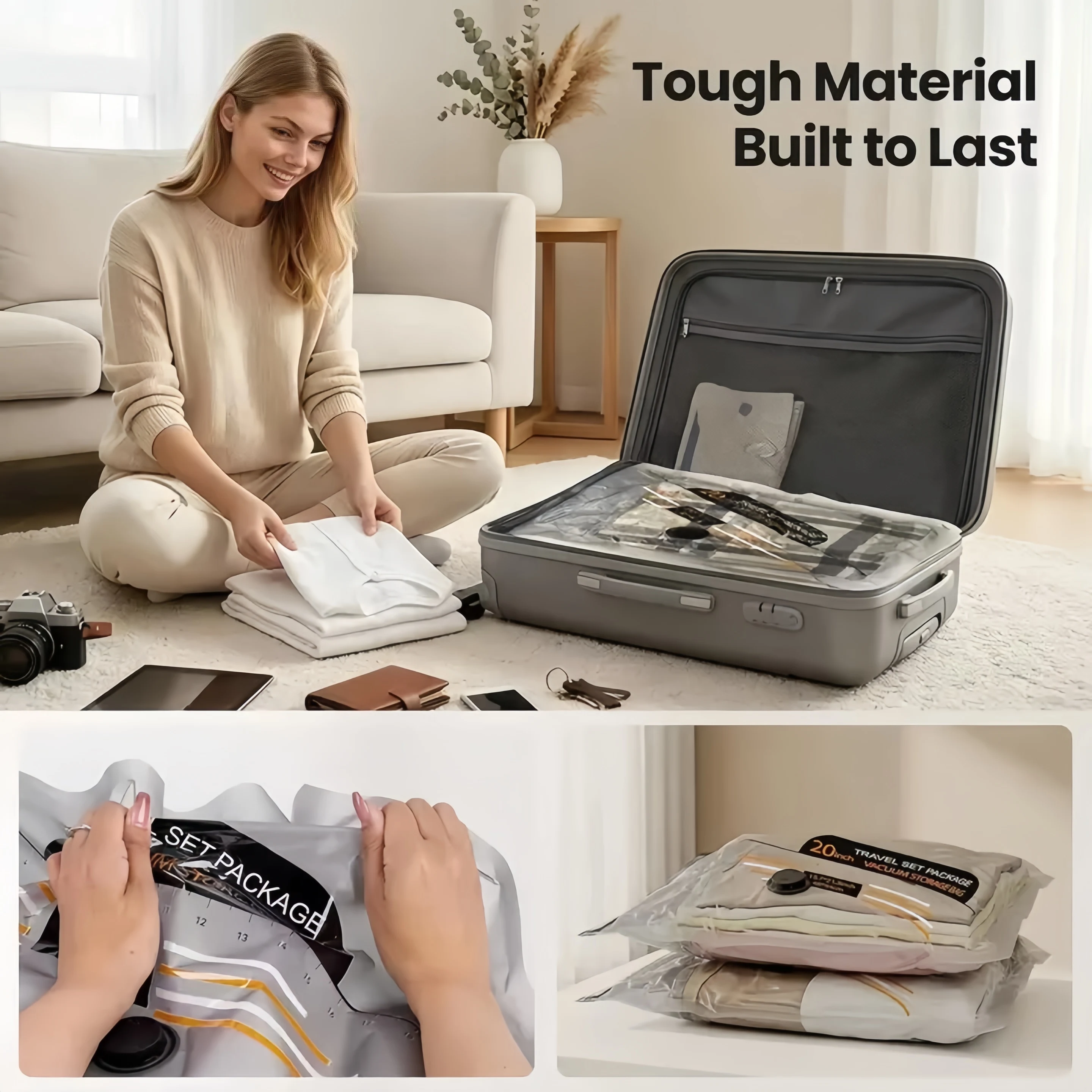 Kompressions-Packwürfel Vakuum – Compression Bag Vacuum Bewertung und Preis