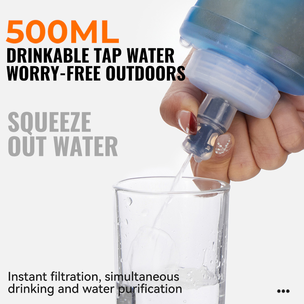 WRELS Wasserfilterflasche, zus – Water Bottle Collapsible Bewertung und Preis